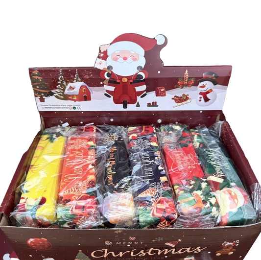 Festive Holiday Christmas Themed Super Soft Butter Sqeeze toy (Random color)