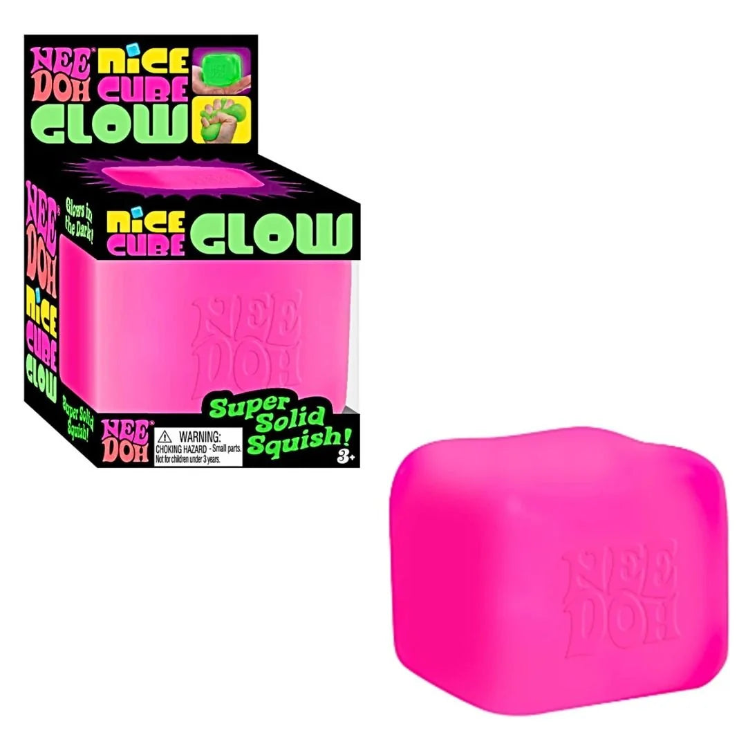 Glow Cube Neon Colors Sensory Sqeeze