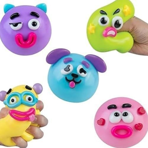 Dog Face Squishy Toy  (Random Color)